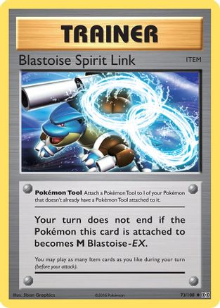 Blastoise Spirit Link 073/108 - XY  Evolutions Reverse Holofoil
