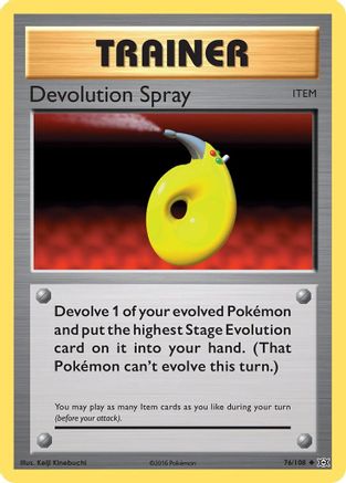 Devolution Spray 076/108 - XY  Evolutions