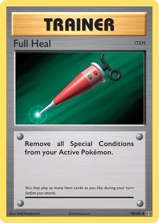 Full Heal 078/108 - XY  Evolutions