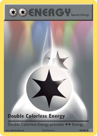 Double Colorless Energy 090/108 - XY  Evolutions Reverse Holofoil