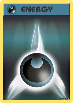 Darkness Energy 097/108 - XY  Evolutions Reverse Holofoil
