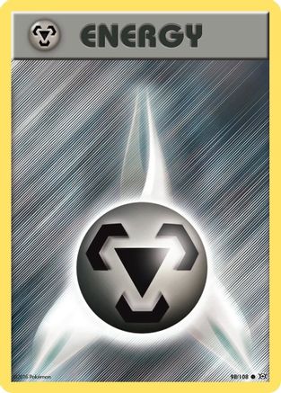 Metal Energy 098/108 - XY  Evolutions Reverse Holofoil