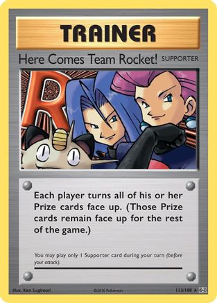 Here Comes Team Rocket! 113/108 - XY  Evolutions