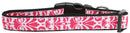 Pet Dog & Cat Nylon Collar, "Damask" *Available in 10 different colors!*