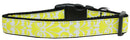 Pet Dog & Cat Nylon Collar, "Damask" *Available in 10 different colors!*