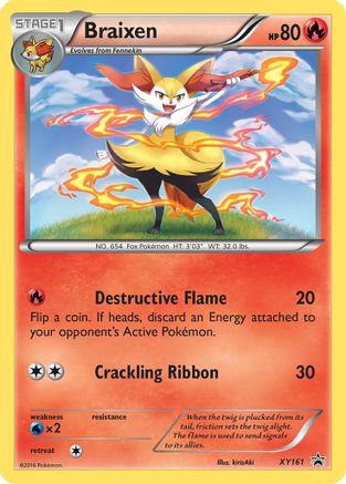 Braixen XY161/211 - XY Promos Holofoil