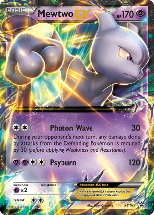 Mewtwo EX XY183/211 - XY Promos Holofoil