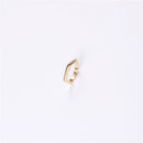 18K Gold Plated Simple Cold Style Celebrity Ring
