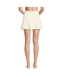 Lands End Womens High Waisted Tulip Hem Swim Skort - Egret White, Large