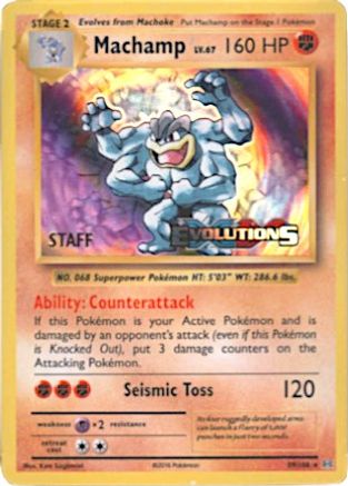 Machamp (Prerelease) [Staff] 059/108 - XY Promos Holofoil