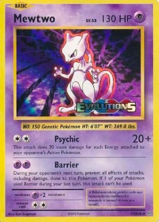 Mewtwo (XY Evolutions Prerelease) 051 - XY Promos Holofoil