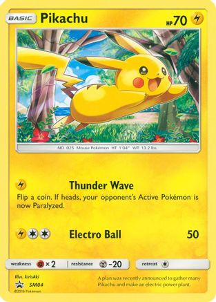 Pikachu SM04/248 - SM Promos Holofoil