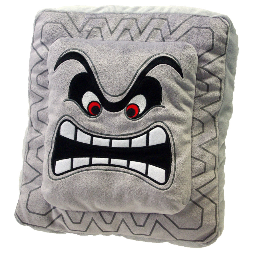 Super Mario Brothers: Thwomp Pillow Plush (12