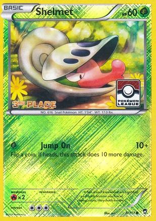 Shelmet 008/111 - League & Championship Cards - Reverse Holofoil