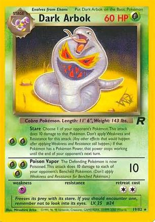 Dark Arbok [W Stamped] 019/82 - WoTC Promo