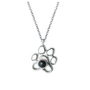 Stainless steel necklace keychain
