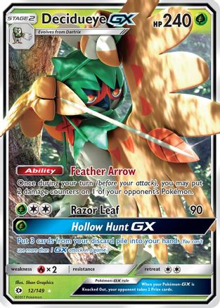 Decidueye GX 012/149 - SM Base Set Holofoil