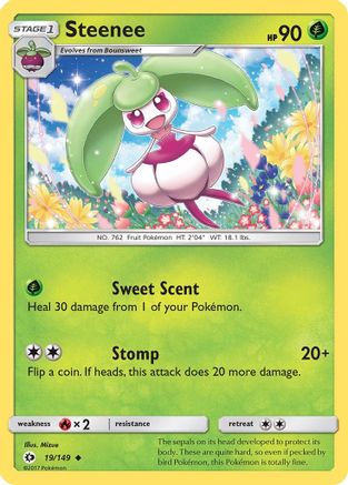 Steenee 019/149 - SM Base Set Reverse Holofoil