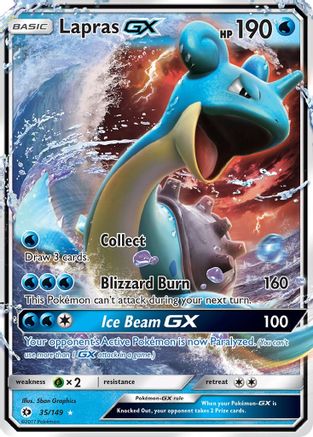 Lapras GX 035/149 - SM Base Set Holofoil