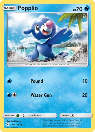 Popplio 039/149 - SM Base Set