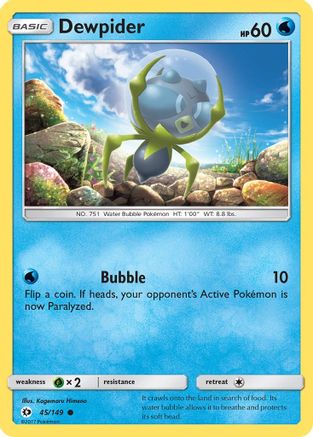 Dewpider 045/149 - SM Base Set