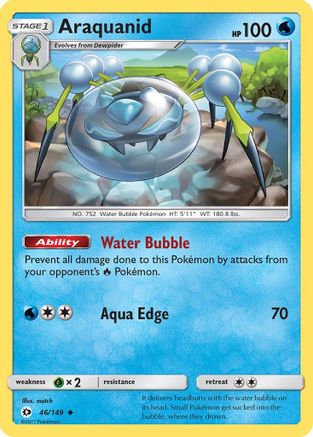 Araquanid 046/149 - SM Base Set Reverse Holofoil