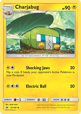 Charjabug 051/149 - SM Base Set