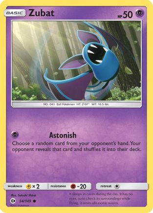 Zubat 054/149 - SM Base Set