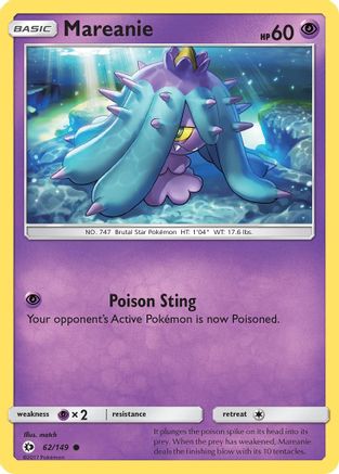 Mareanie 062/149 - SM Base Set