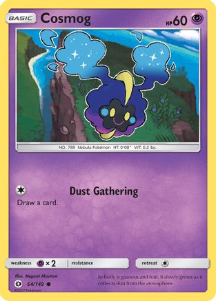 Cosmog 064/149 - SM Base Set Reverse Holofoil