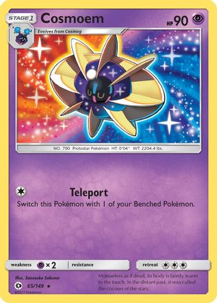 Cosmoem 065/149 - SM Base Set Reverse Holofoil