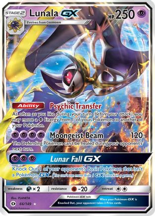 Lunala GX 066/149 - SM Base Set Holofoil