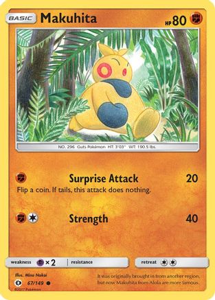 Makuhita 067/149 - SM Base Set