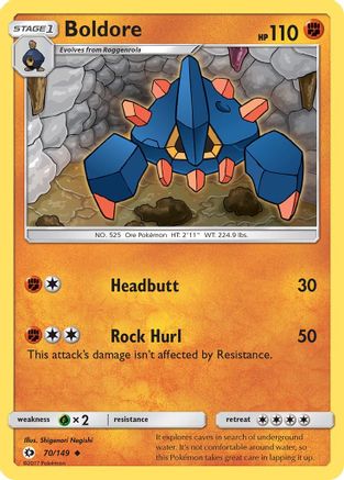 Boldore 070/149 - SM Base Set