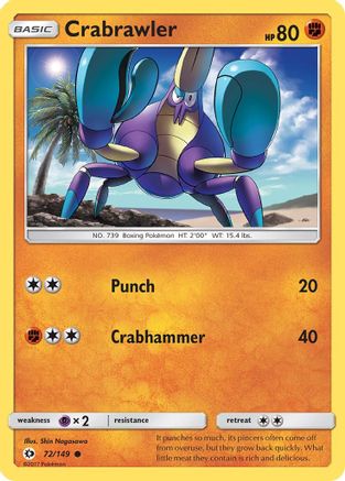 Crabrawler 072/149 - SM Base Set