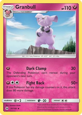 Granbull 091/149 - SM Base Set Reverse Holofoil