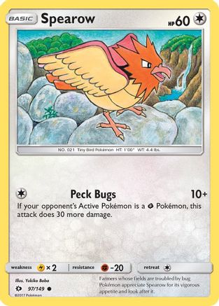 Spearow 097/149 - SM Base Set