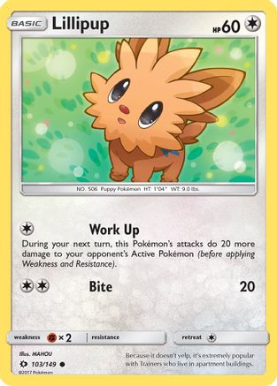 Lillipup 103/149 - SM Base Set