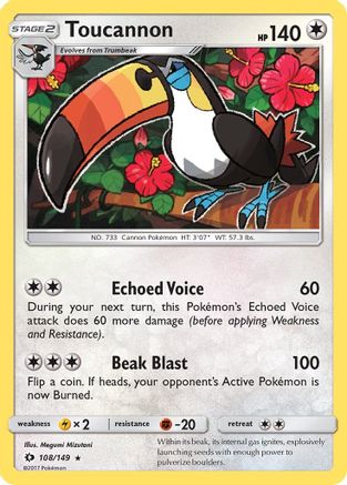 Toucannon 108/149 - SM Base Set