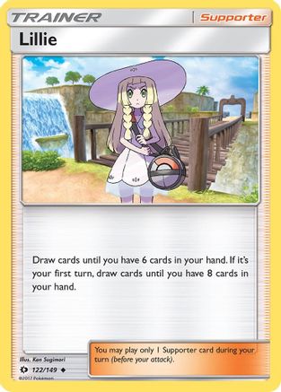Lillie 122/149 - SM Base Set Reverse Holofoil