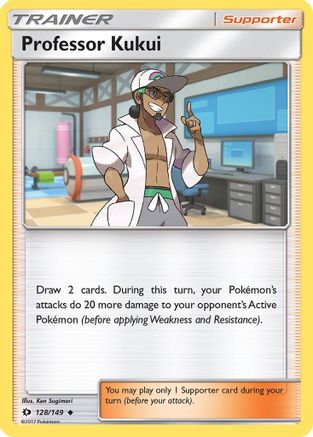 Professor Kukui 128/149 - SM Base Set Reverse Holofoil