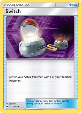 Switch 132/149 - SM Base Set Reverse Holofoil