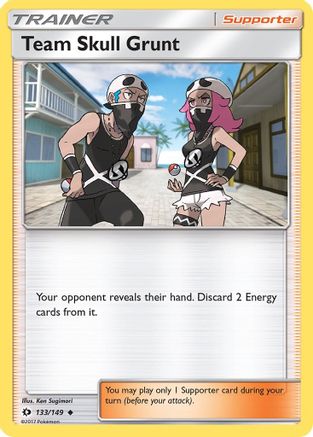 Team Skull Grunt 133/149 - SM Base Set