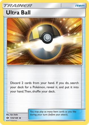 Ultra Ball 135/149 - SM Base Set Reverse Holofoil