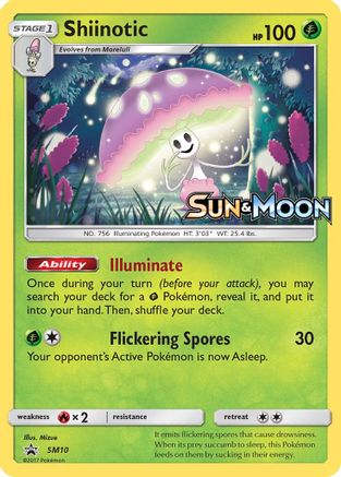 Shiinotic (Prerelease) SM10/248 - SM Promos Holofoil