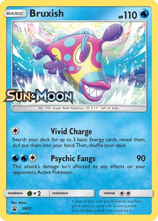 Bruxish (Prerelease) SM11/248 - SM Promos Holofoil
