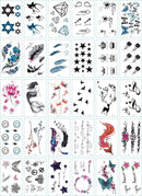 A set of 30 tattoo stickers