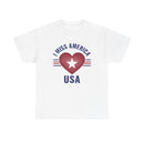 "I Miss America" Heart Unisex Heavy Cotton Tee