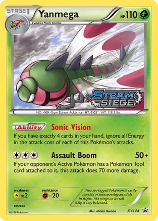 Yanmega (XY Steam Siege Prerelease) XY144/211 - XY Promos Holofoil