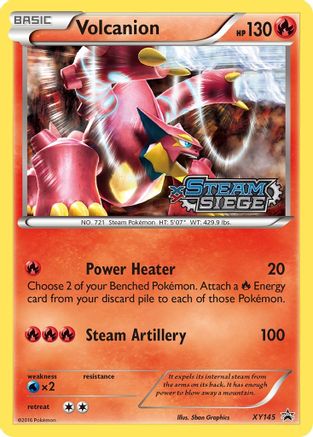 Volcanion (XY Steam Siege Prerelease) XY145/211 - XY Promos Holofoil
